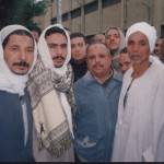 Kafr el-Dawwar textile workers on strike, Feb 2007. Photo courtesy of the Workers Coordination Committee