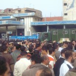 Police break up Mahalla Pro-Gaza Protest, March 2008, Photo by Kareem el-Beheiri