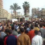 Police break up Mahalla Pro-Gaza Protest, March 2008, Photo by Kareem el-Beheiri