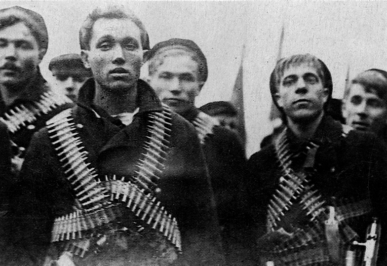 The Petrograd sailors who fired the first shots in the 1917 Russian Revolution [Photo courtesy of the UK Socialist Worker Archive]